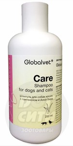 Шампунь c пантенолом и алое вера Globalvet